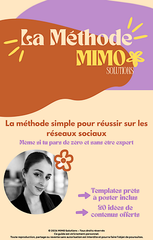 La méthode MIMO Solutions – Réussir sur les réseaux sociaux